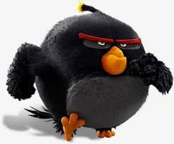 مینیاتوری Angry Birds انگری بردز مشکی 5 میل