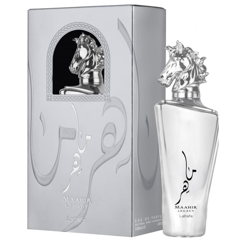 عطر لطافه ماهر لگاسی نقره ای Lattafa Maahir Legacy