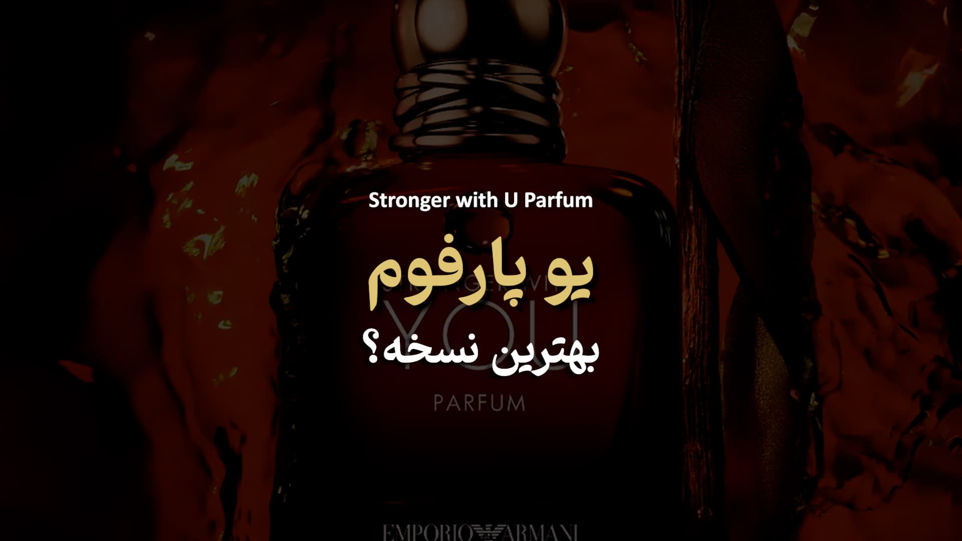 عطر امپریو آرمانی استرانگر ویت یو پارفوم Emporio Armani Stronger With You Parfum